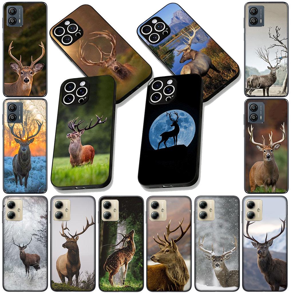 Soft Cover for Xiaomi Redmi Note 12 11 10 Pro 10A 10C 12C 14C A4 Note12 5G Coque Phone Case Deer Wild Hunting Buck
