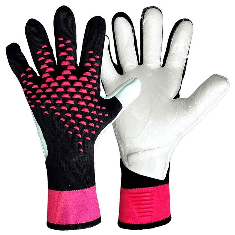 Wear-Resistant Latex Gloves Football Goalkeeper Kids Adults Men Women Non-Slip Protective Gear Outdoor Sport Equipment Universal