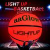 Glow In The Dark Basketball Teen Boy Glowing Red Basketball Light Up LED Night Ball Toy Games Kids Gadget