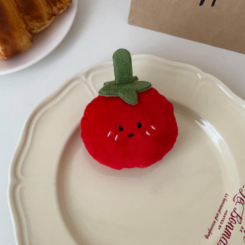 Simulation Food Funny Tomato Duckbill Clip Pretzel Cartoon Side Clip Croissant Hair Clip  Women