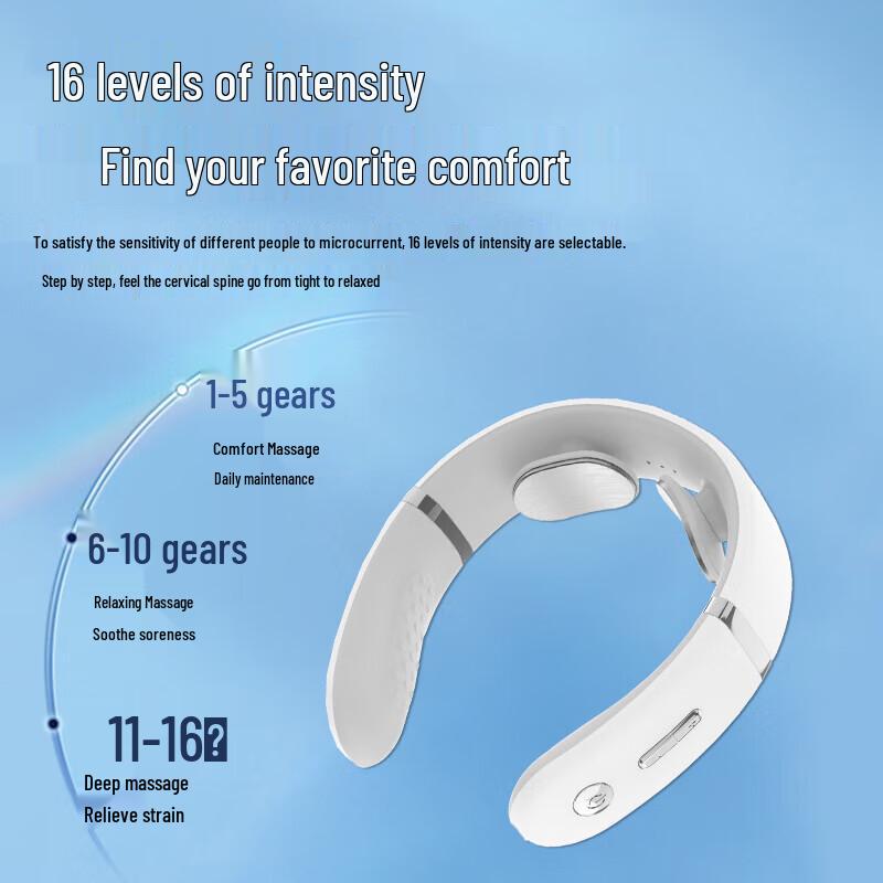 JEOYCOSY Smart Neck Massager with Heat and Electric Pulse