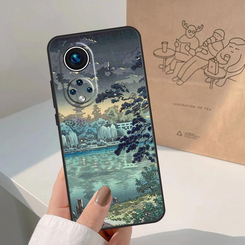 Японское искусство Укиё-э Чехол для Honor Magic 8 Pro 5 6 7 Lite Для Honor Win RT 200 400 50 70 90 X8b X9a X9b X9c X9d