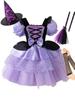 Девичье фиолетовое летнее платье принцессы Лолиты на Хэллоуин