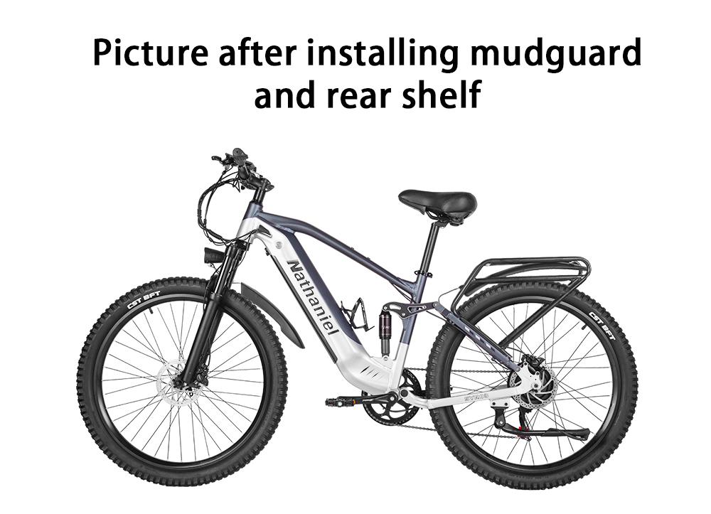 Электровелосипед Nathaniel SYR03 27,5 48V1000W электрический велосипед 45 Ач большая емкость съемный литиевый аккумулятор Ebike