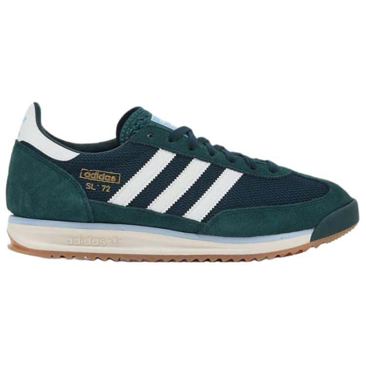 adidas SL 72 RS Аврора Плющ Белый Чистое Небо Мужские Кроссовки Зеленое Облачно-Белое JQ9795