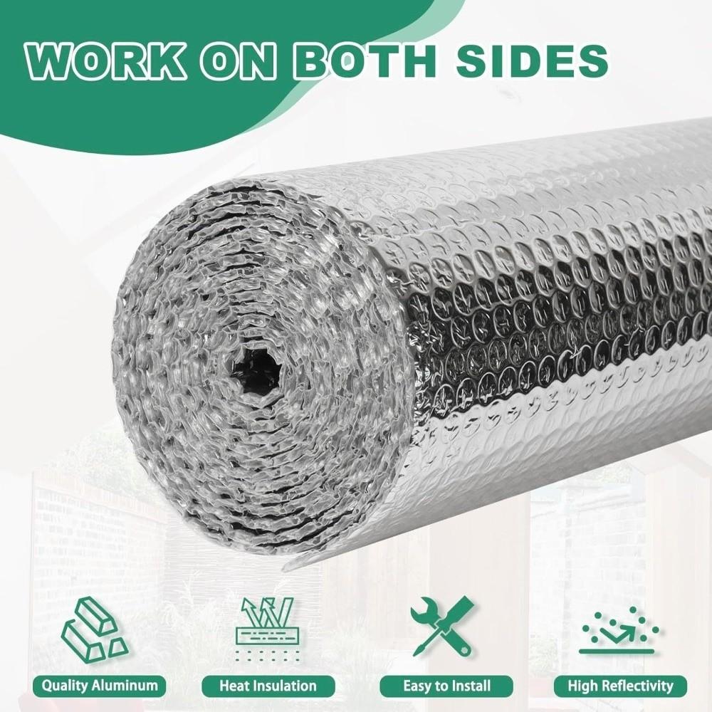 Reflective Film Radiator Heat Reflector Double Sided Heat Reflective Film  Home Heating