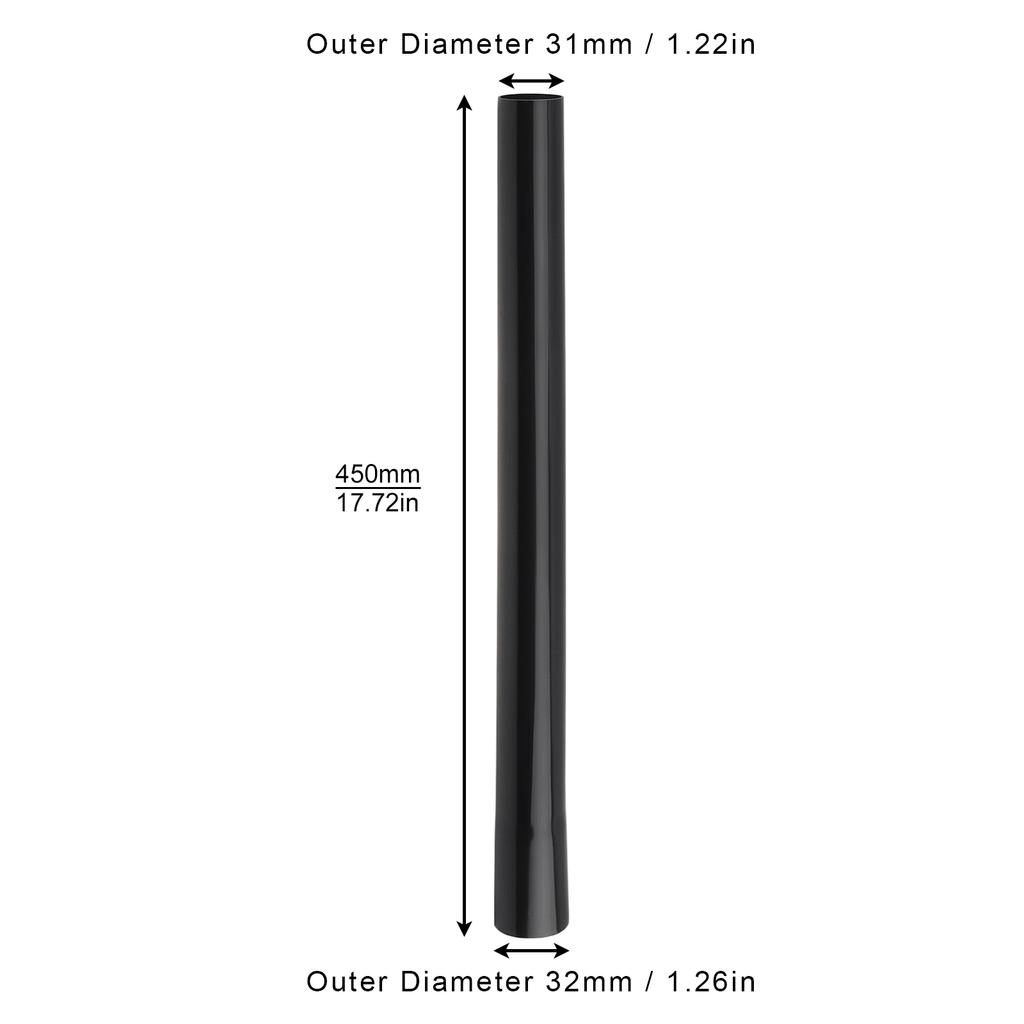 2 шт. Черный вакуумный шланг, пластиковая трубка, удлинитель для вакуумного шланга, соединители для вакуумного шланга