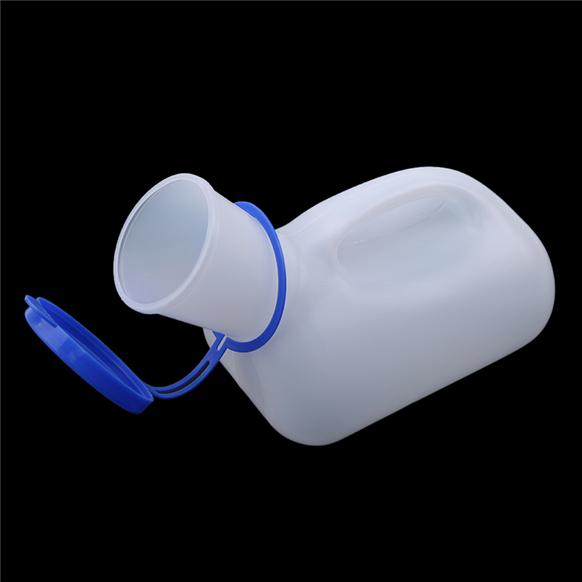 Универсальный писсуар двойного назначения объемом 1000 мл с интерфейсом для пациентов пожилого возраста