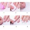 Женские прозрачные ультратонкие накладные ногти, двухсторонние наклейки, инструмент для наращивания, клейкие ленты