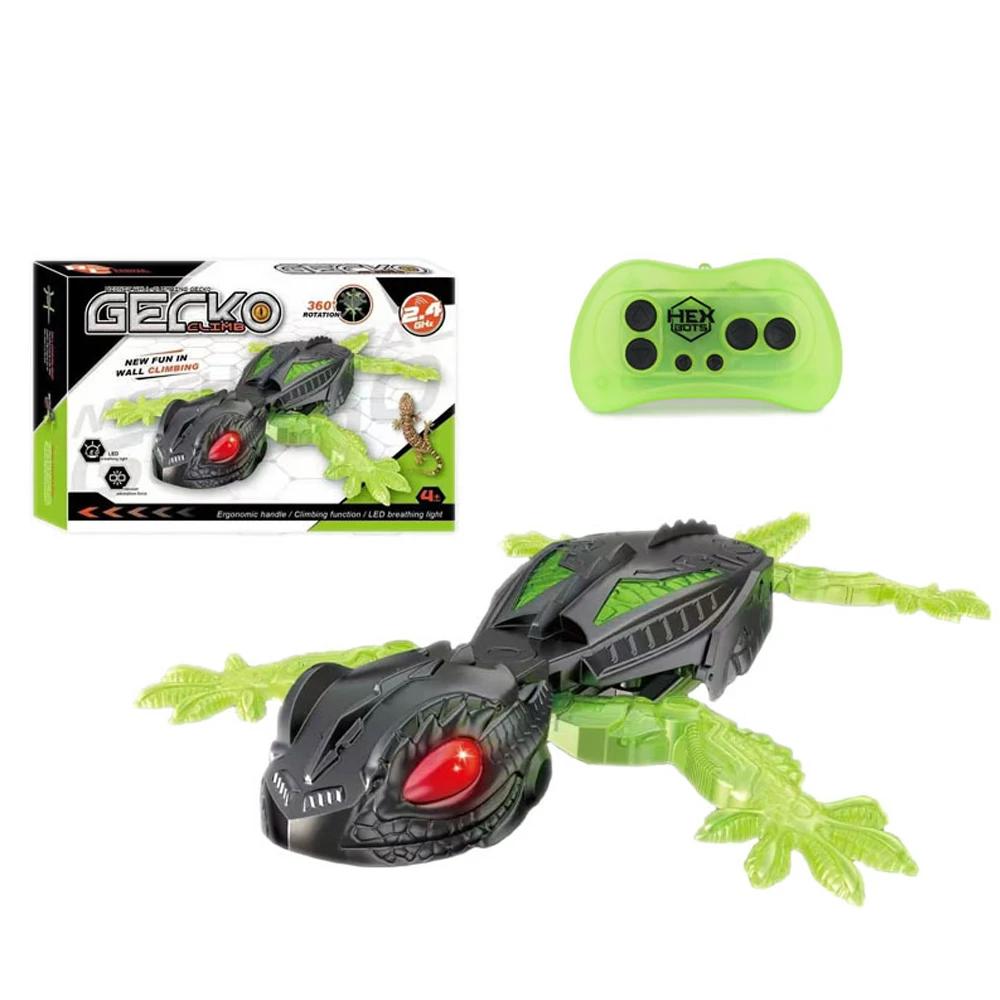 Electric Remote Control Wall Climbing Toy Intelligent Charging Wall Climbing Gecko Simulated Animal Model Crafts Christmas Gift
