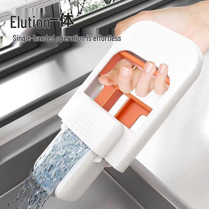 Durable Folding Mini Desktop Mop & Scraper Cleaner