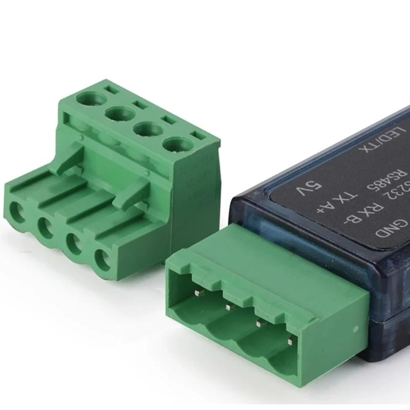 Промышленный USB-преобразователь в последовательный порт с разъемами для связи на большие расстояния, Plug & Play, USB-адаптер 485 232 для монитора