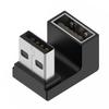 Угловой удлинительный адаптер USB 3.0 Male to Female под углом 90 градусов, USB-адаптер с изгибом вверх, 10 Гбит/с, для разъема ноутбука/ПК, Конвертер