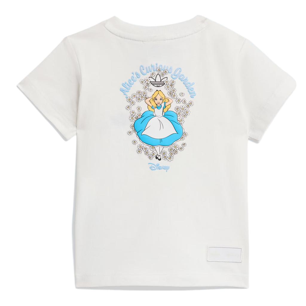 adidas Originals X Disney Коллаборация Повседневный Спортивный Комплект Мягкий Удобный Хлопок Круглый Вырез 2 Предмета Детские комплекты KE0477