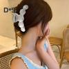 Women Hair Claw Transparent Design Strong Grip Hair Clip Back Head Large Size Hair Organizer Hairstyles Accessories