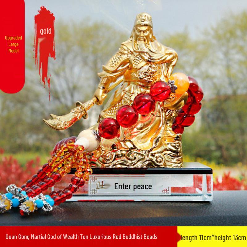 Украшение Будды для интерьера автомобиля - Гуань Гун Бог богатства для мира и защиты