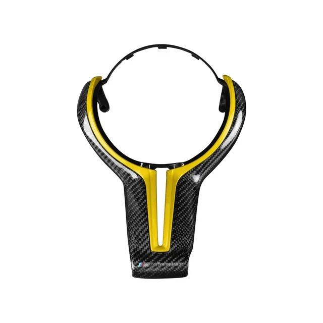 Новые чехлы на руль M power, карбоновые накладки на руль M sport для BMW M2 F87 M3 F80 M4 F82 M5 F10 M6 F06