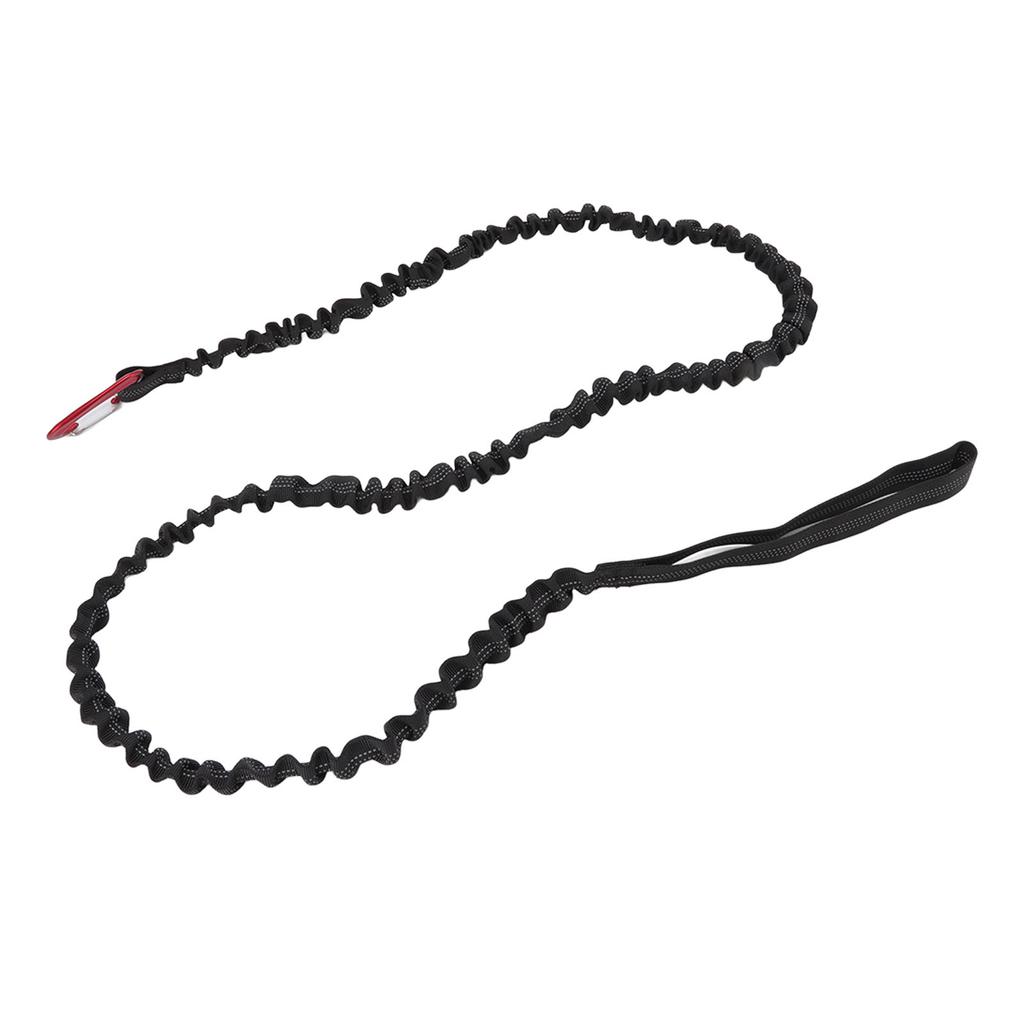 Трос для буксировки велосипеда, естественная длина 1,7 м, растягивающийся дизайн, нейлоновый сплав, портативный для буксировки горного велосипеда