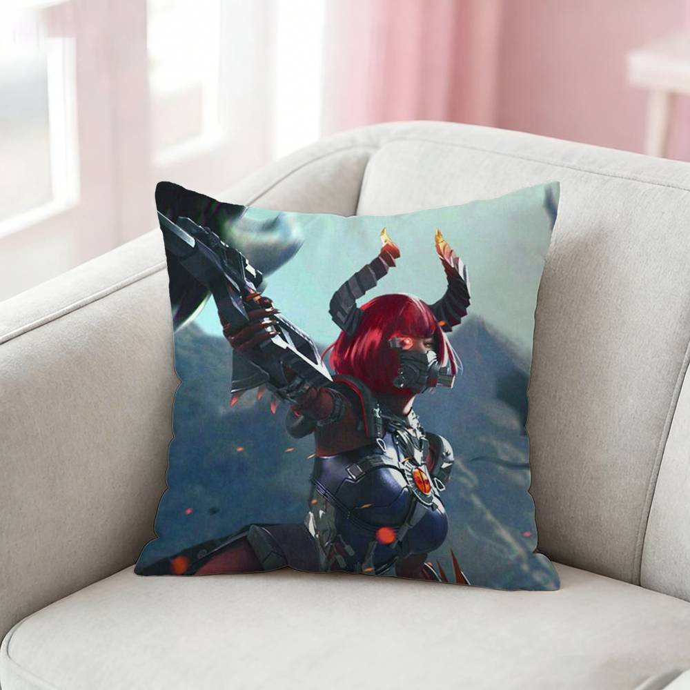 FFree FFire Moco Dasha Pillow Case Cushion Cover Throw Pillow Case For Car Sofa