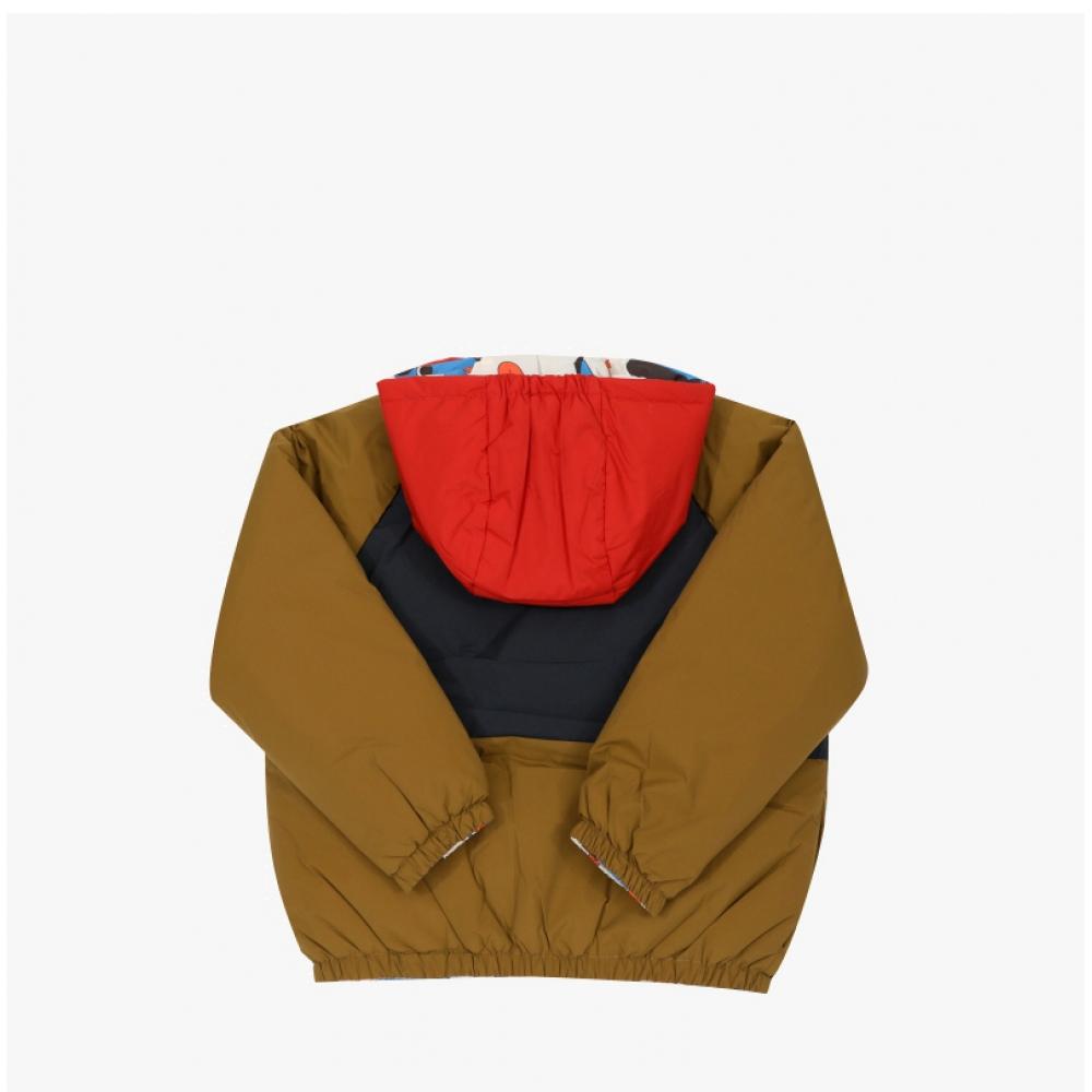 Bobo Choses Doggie Mate Двусторонняя куртка-анорак для детей B225ac118