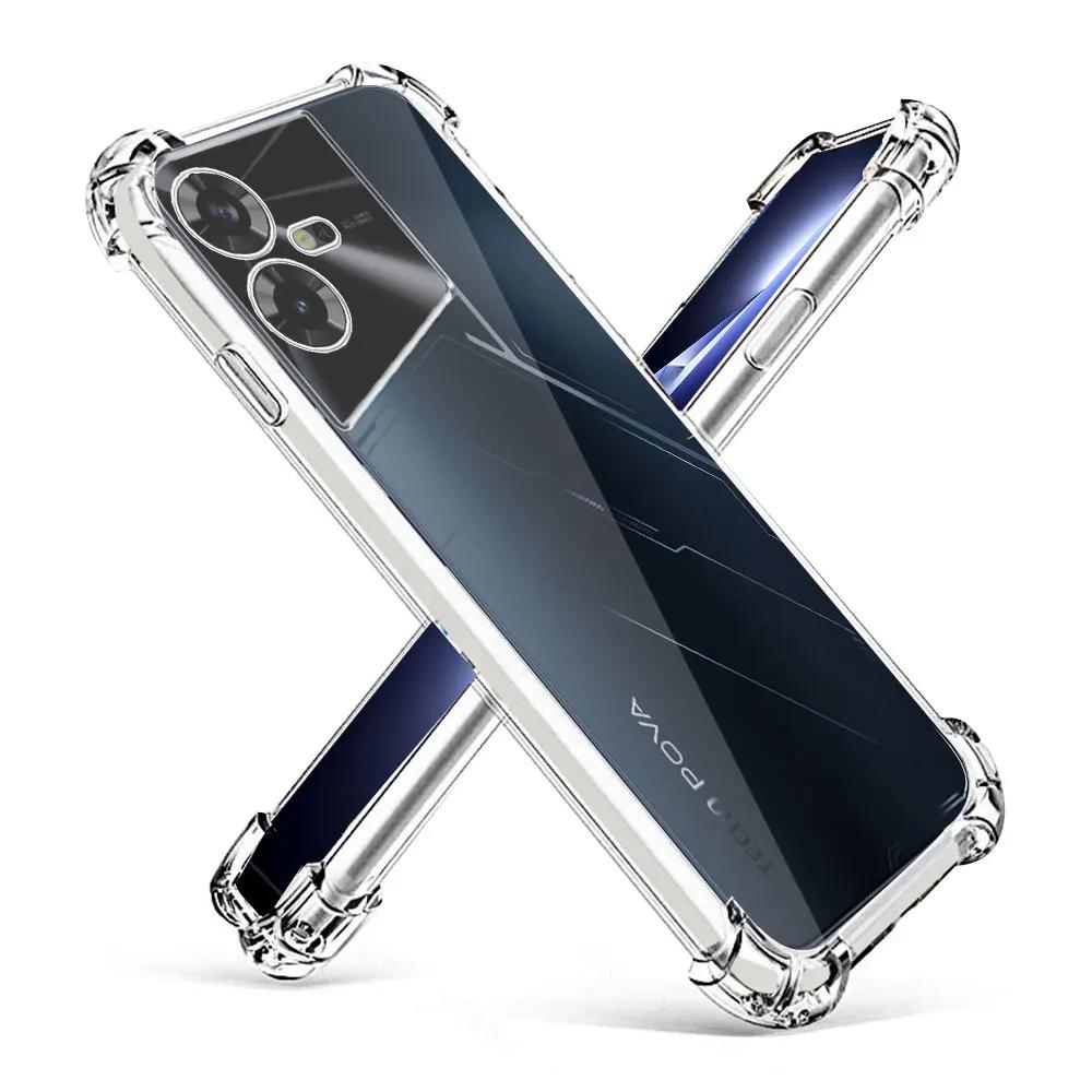 For Tecno Pova Neo 3 Case Shockproof Clear Soft Silicone Phone Case For Tecno Pova Neo 3 Bumper Coque For Tecno Pova Neo Funda