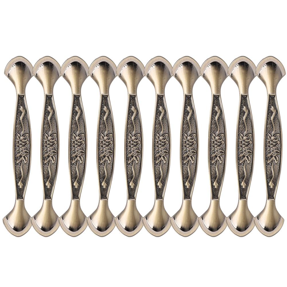 10 комплектов шкафа с ручкой из цинкового сплава, ящик для обуви, ящик для офисной фурнитуры, расстояние между отверстиями 96 мм