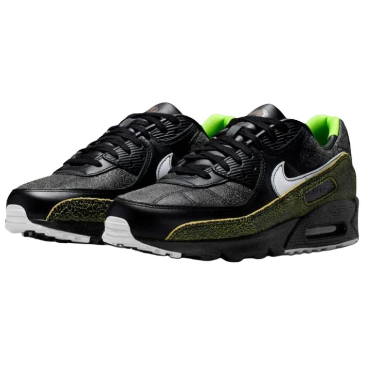 Nike Кроссовки Air Max 90 для бега, унисекс, черные IU0523-010