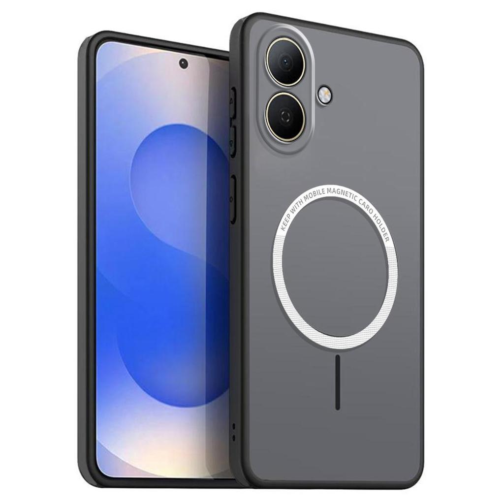 Матовый Полупрозрачный Магнитный Чехол для Телефона для TECNO SPARK Go 2 Мягкий ТПУ Чехол