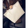 Stylish Large Capacity Pu Tote Bag For Women Retro Casual Woven Shoulder Handbag