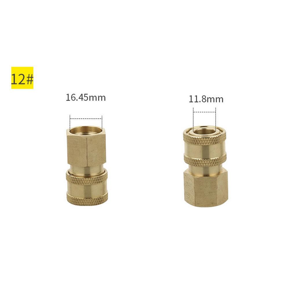 Адаптер для быстрого подключения 1/4 дюйма-разъем для мойки высокого давления автомобиля для чистки автомобиля 1 # ~ 19 #
