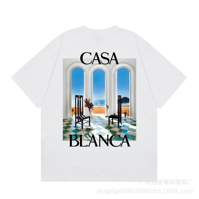 Mens Oversized Cotton Graphic Tee Loose Fit Streetwear Short Sleeve T-Shirt Casual Wear
