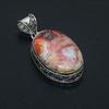 Лагуна Кружевной Агат Драгоценный Камень Ручной Работы Стерлингового Серебра 925 Пробы Натуральный Лагуна Кружевной Агат Античный Драгоценный Камень Кулон Подарки Ручной Работы Для Женщин