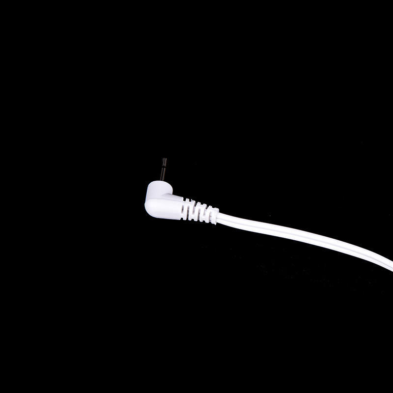 Electrode Lead Wires With 2 Ear Clips For Tens Therapy Machine Massager 2.5Mm