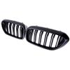 Передняя гоночная решетка радиатора для Bmw 5 серии G30 G38 525I 530I 540I 550I 2017-бампер M-Performance с 2 ламелями