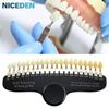 NICEDEN 20 Colors 3D Shade Guide Tooth Shade Chart Board Color Comparator Teeth Whitening Set Bleaching Dental Plate