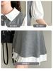 Girl's super beautiful dress, college style shirt dress, 2026 new summer short sleeved Korean version, big children's trend
