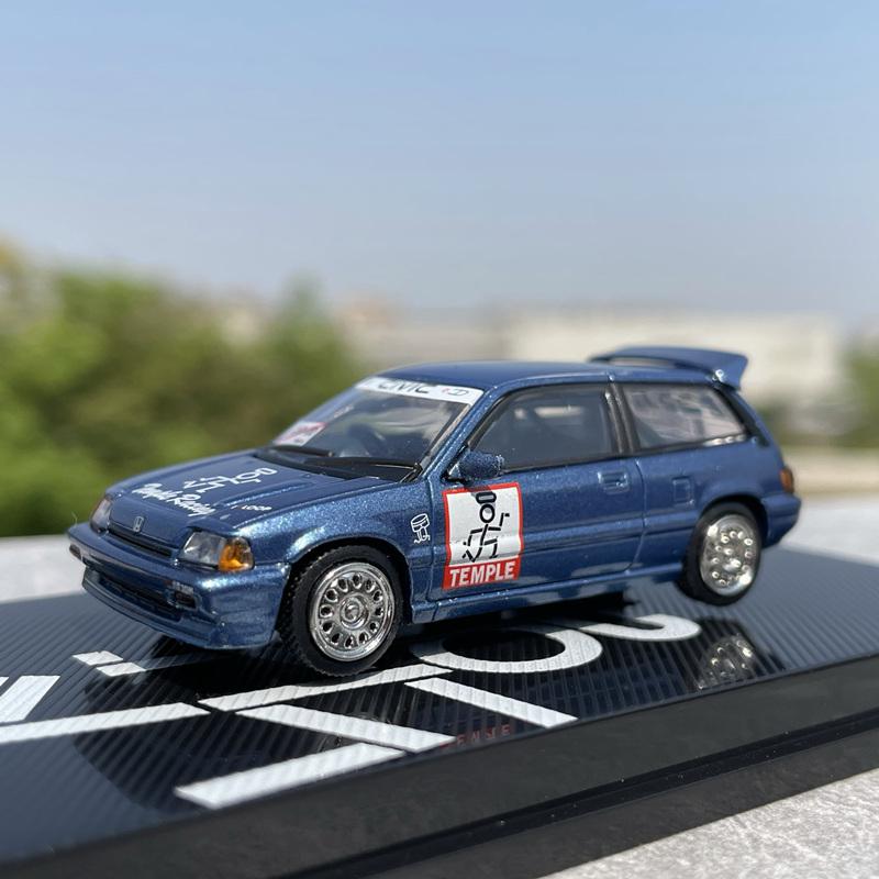 1:64 Honda WONDER CIVIC Alloy Street Sports Car Model Diecast Metal Racing Vehicles Car Model Miniature Scale Childrens Toy Gift DO1