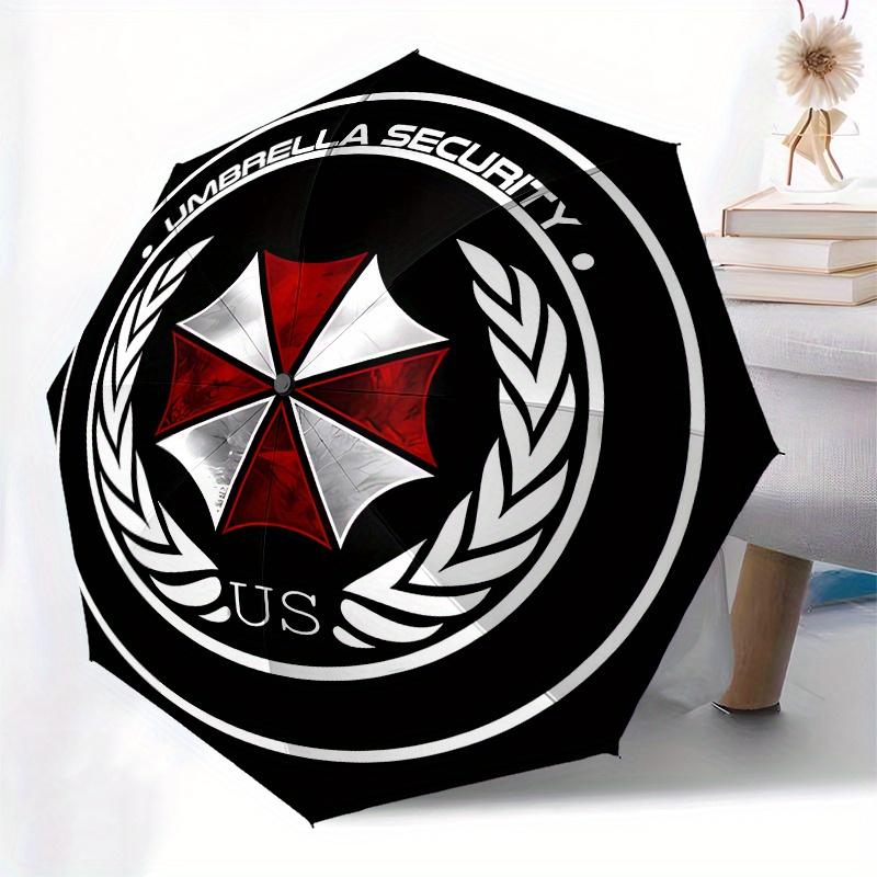 Umbrella Security US Badge Sticker Decal - WaterproofDurableUmbrella, Portable 3-Fold Compact Umbrella for Men & Women Gift