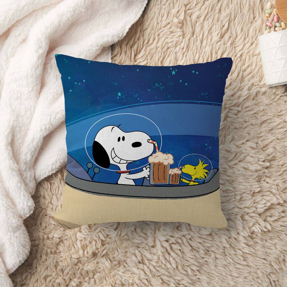Cartoon SSnoopy Anmie Personalized Pillow Dust Cover Bedroom Kids Party Decoration Pillowcase Birthday Children Gift