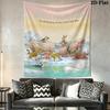 Lauras Stern poster Wall Tapestry Aesthetic Wall Hanging Printed Fabric Blanket Decorative Tapestries for Bedroom Living Room Home Decor