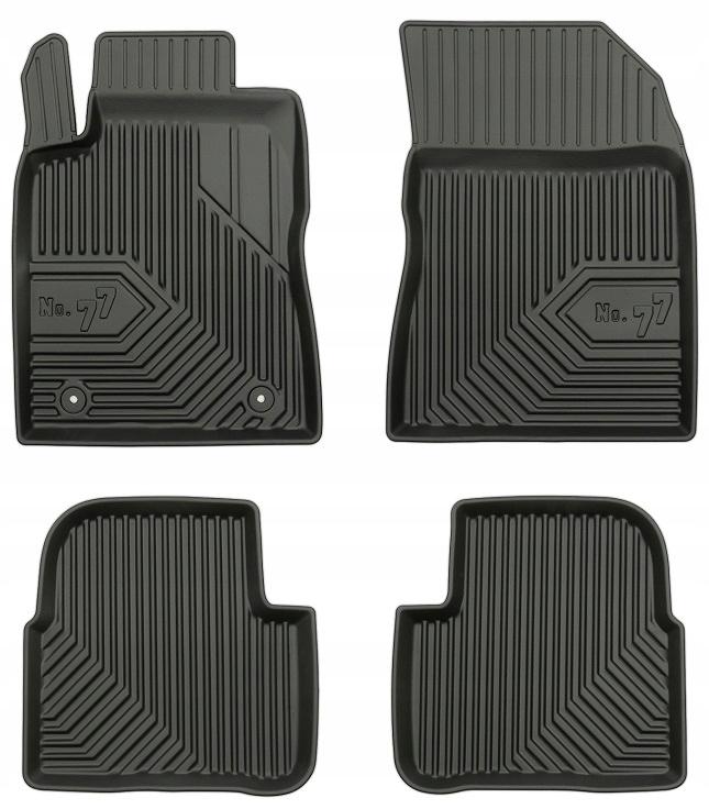 Rubber Mats Citroen C3 3 2016-2024 Trunks 77