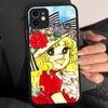Manga Candy For IPhone 15 16 Pro Max 11 12 13 14 XS XR X Plus 16E Matte Translucent Phone Cover