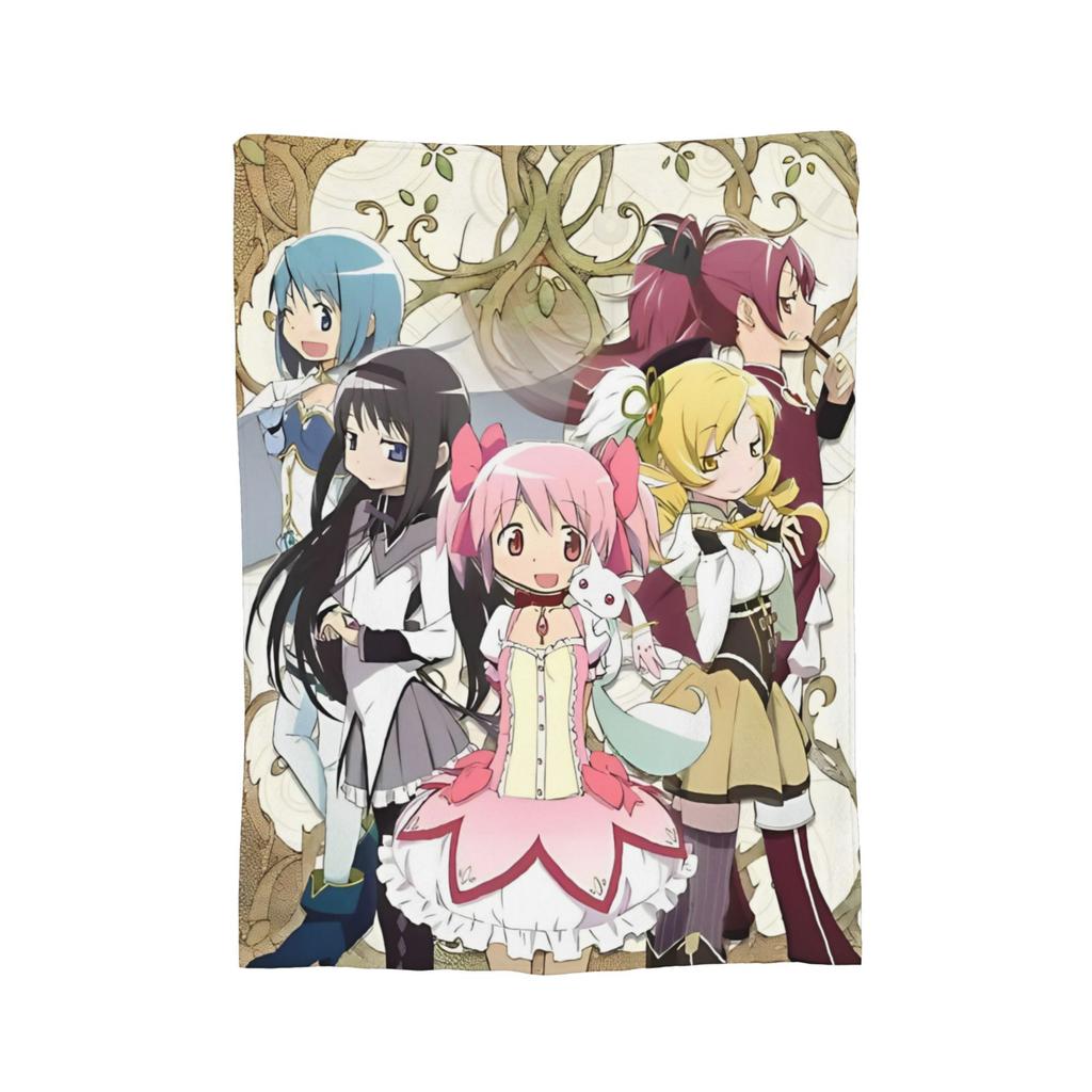 Кюбей Puella Magi Madoka Magica Милый Коралловый флис Плюшевый Плед Аниме Одеяло для кровати Спальни Ультрамягкое Покрывало,