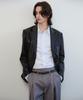Vern Haze Lambskin Tailored Jacket (Black)