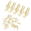 100 Pcs Music Note Shape Fancy Paperclips Gold/ Green Cool Paper Clips Cute Paper Clips  Scrapbook