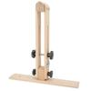 Кожаный пони для шитья, регулируемый на 180 градусов, ручной пони для шитья из бука и дерева, кожаный пони для шитья