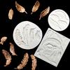 Feather Silicone Mold Sugarcraft Chocolate Cupcake Fondant Cake Decorating Tools