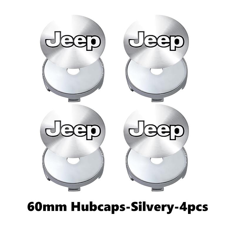 For Jeep Car Emblem Badge Decoration Wheel Center Hub Cap Rim Lid Sticker Cherokee Patriot Liberty Wrangler JK JL Commander NXJPT1