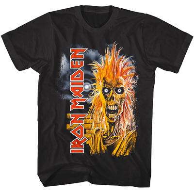 Мужская футболка Iron Maiden Самотитульный альбом Эдди Хэви-метал Рок-группа Концерт