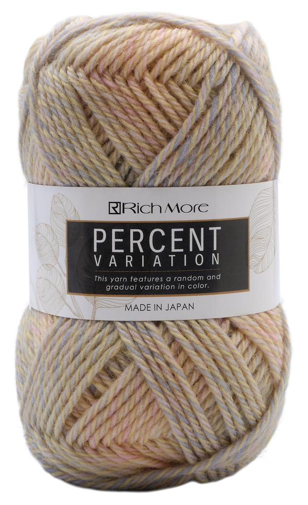 Richmore Hand Knitting Yarn Percent Variation Medium Thick 301 Multicolor 40g 120m 10 Ball Set 3284 Set COL. Approx.